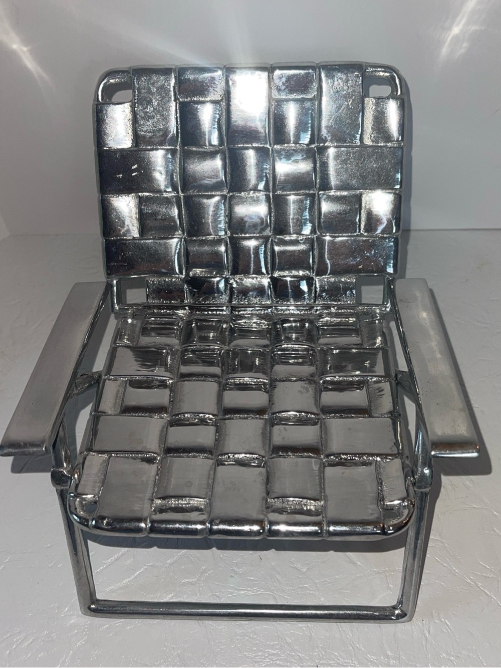 Mariposa Pewter Woven Beach Chair Napkin Holder